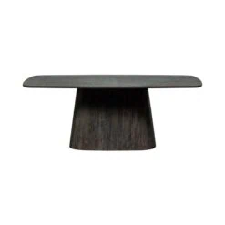 Leah Eettafel MDF donkerbruin 200cm