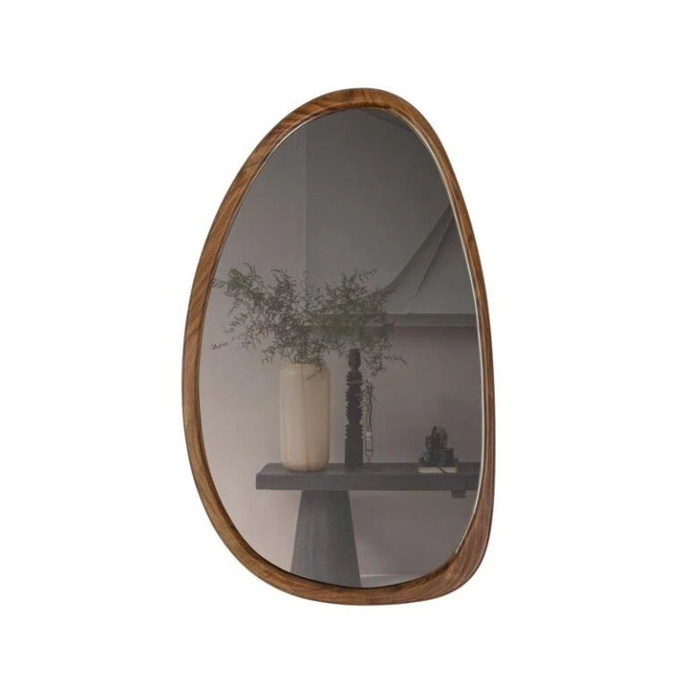 Leif Spiegel hout naturel 64x38cm