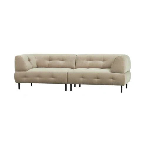 Lloyd 4-zits bank velvet zeezout