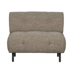 Lloyd Fauteuil grof geweven bruin melange