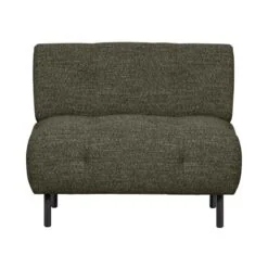 Lloyd Fauteuil grof geweven groen melange