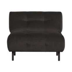 Lloyd Fauteuil velvet cast iron