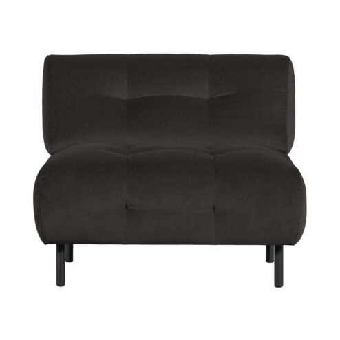 Lloyd Fauteuil velvet cast iron