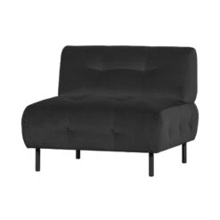 Lloyd Fauteuil velvet cast iron