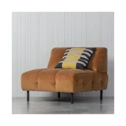 Lloyd Fauteuil velvet kaneel