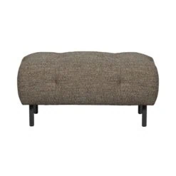 Lloyd Hocker grof geweven donkerbruin melange