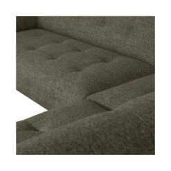 Lloyd Hoekbank rechts grof geweven groen melange