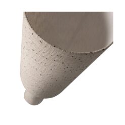 Loft 2-lichts Vloerlamp metaal/bouclé naturel met stippen