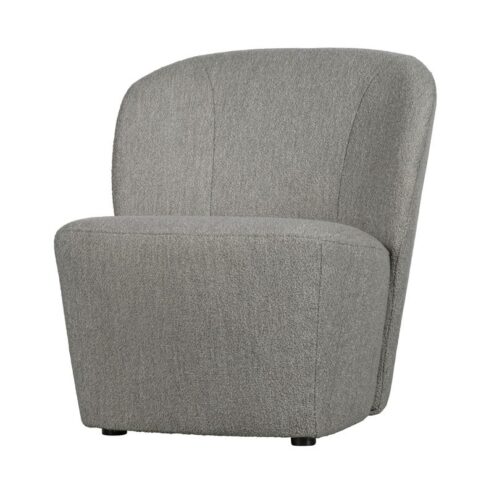 Lofty Fauteuil bouclé grijs