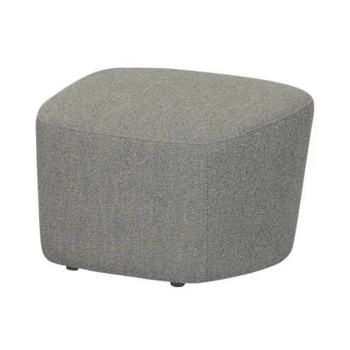 Lofty Hocker bouclé grijs