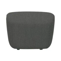 Lofty Hocker bouclé staalgrijs