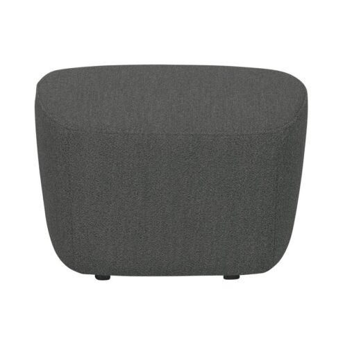 Lofty Hocker bouclé staalgrijs