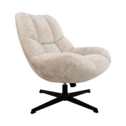 Miranda Draaifauteuil + schommelfunctie Naturel