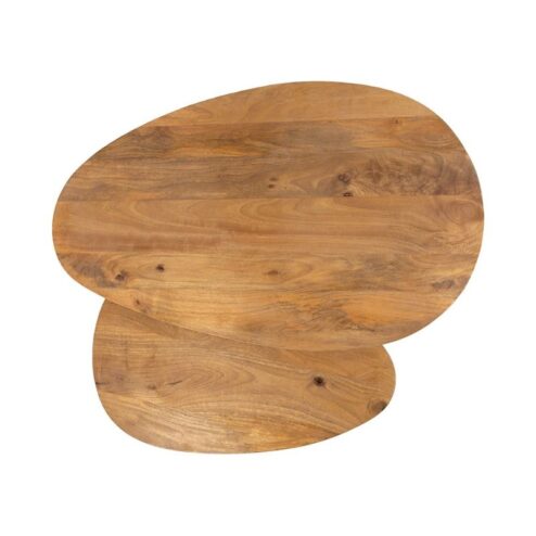 Morella Salontafel set van 2 organisch Mangohout