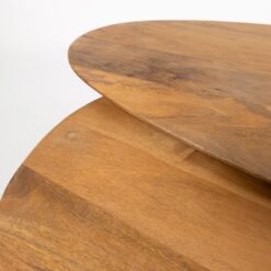 Morella Salontafel set van 2 organisch Mangohout