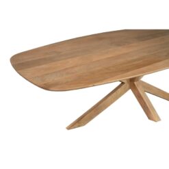 Nicole Eettafel Deens ovaal Mangohout 210 cm