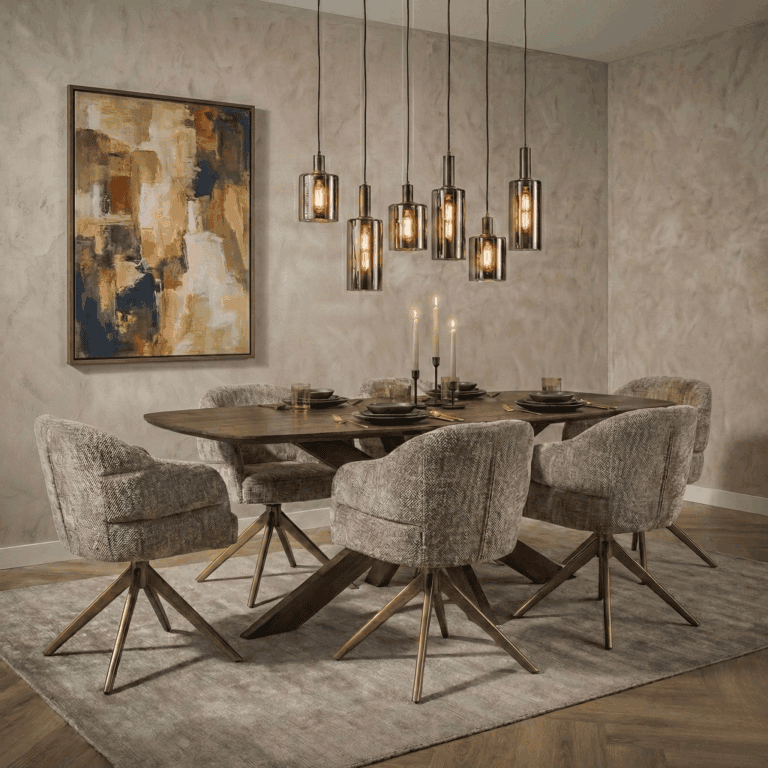 Nikki Eettafel deens ovaal Bruin Acaciahout bruin