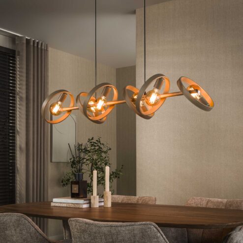 Octavia 6-lichts Hanglamp Beige
