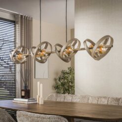 Octavia 8-lichts Hanglamp Beige