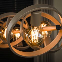 Octavia 8-lichts Hanglamp Beige