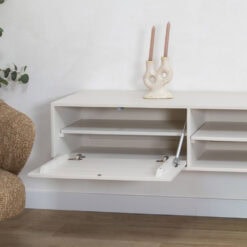 Sigge Zwevend Tv meubel zand 200cm