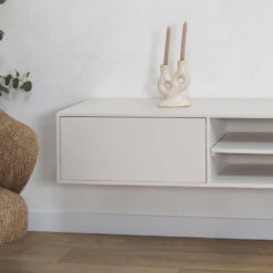 Sigge Zwevend Tv meubel zand 200cm