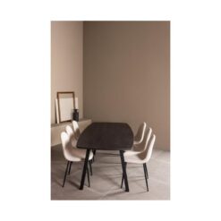 Tafel poot A-vorm metaal zwart