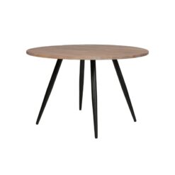 Tafel poot conisch metaal zwart (2-standen)