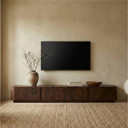 Tv meubel Yama walnoot staand | 235cm