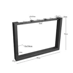 U-Poot Los zwart metaal