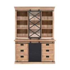 Vitrinekast Trenso Mangohout 160 cm