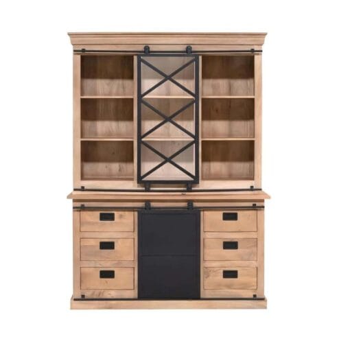 Vitrinekast Trenso Mangohout 160 cm