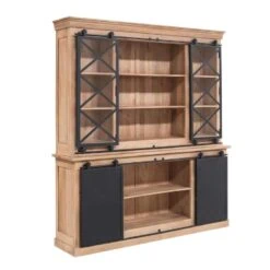 Vitrinekast Trenso Mangohout XXL 200 cm