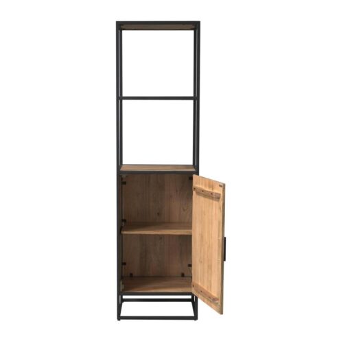 Alaska Boekenkast Met deur Mangohout 55cm