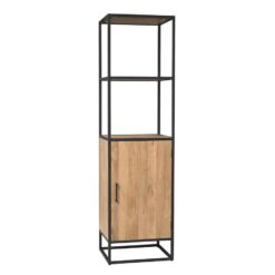 Alaska Boekenkast Met deur Mangohout 55cm