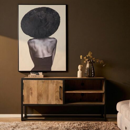 Alaska Tv meubel Mangohout 100cm