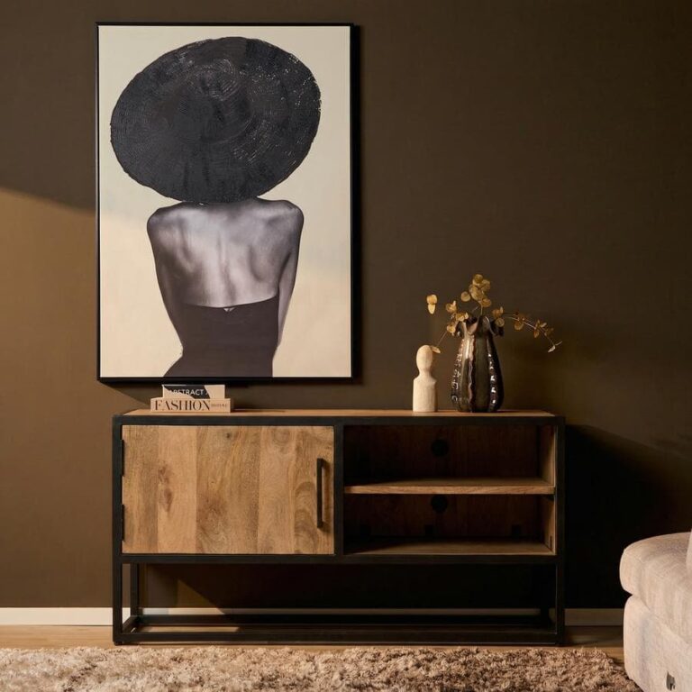 Alaska Tv meubel Mangohout 100cm