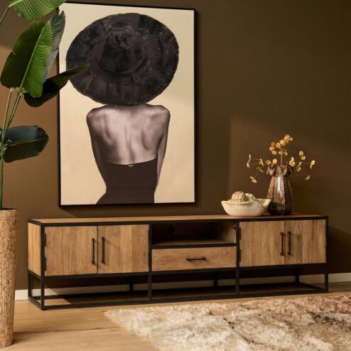 Alaska Tv meubel Mangohout 240cm