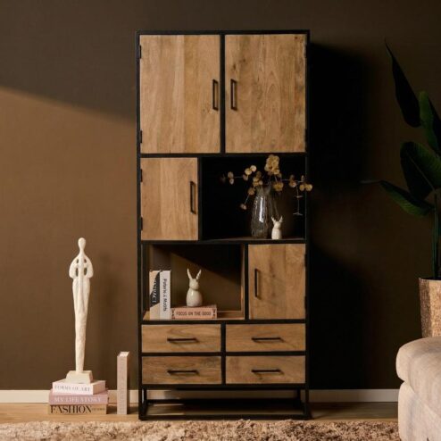 Alaska Vakkenkast Mangohout 90cm