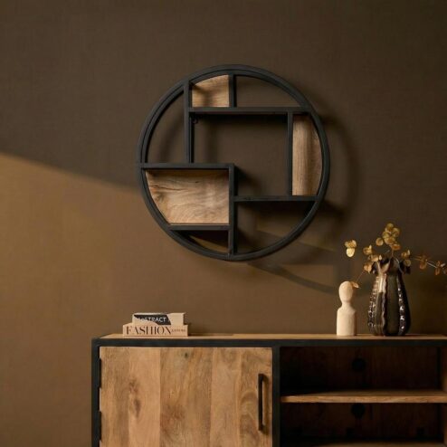 Alaska Wandrek Rond Mangohout 75cm