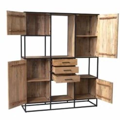 Alaska XXL Vakkenkast Mangohout 160cm