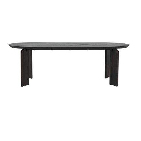 Allure Eettafel ovaal donkerbruin 220cm