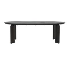 Allure Eettafel ovaal donkerbruin 240cm