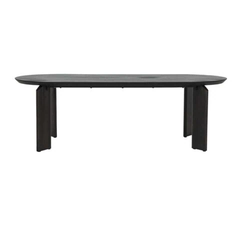 Allure Eettafel ovaal donkerbruin 240cm