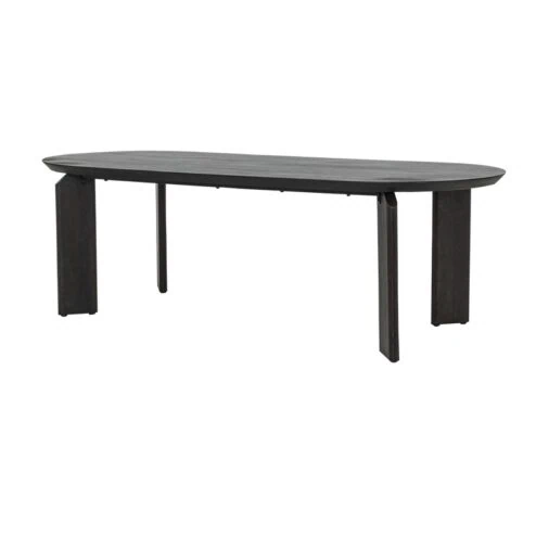 Allure Eettafel ovaal donkerbruin 240cm