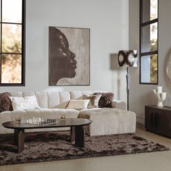 Allure Salontafel ovaal donkerbruin 140cm