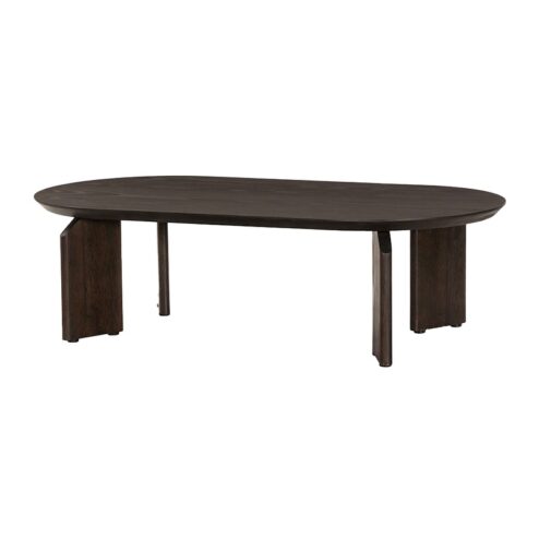 Allure Salontafel ovaal donkerbruin 140cm