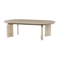 Allure Salontafel ovaal white wash 140cm