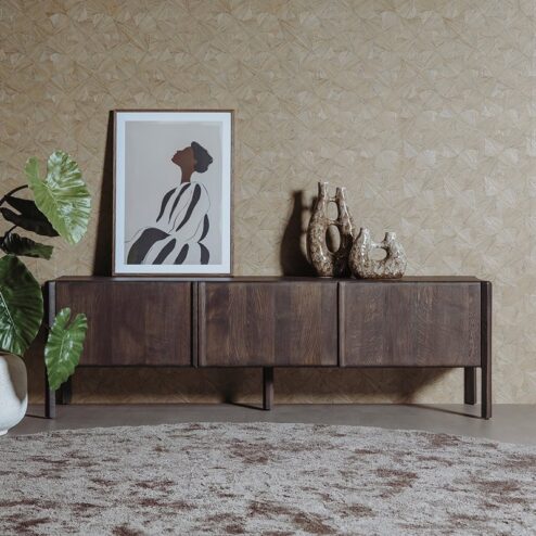 Amalfi Tv meubel bruin eikenfineer 180cm