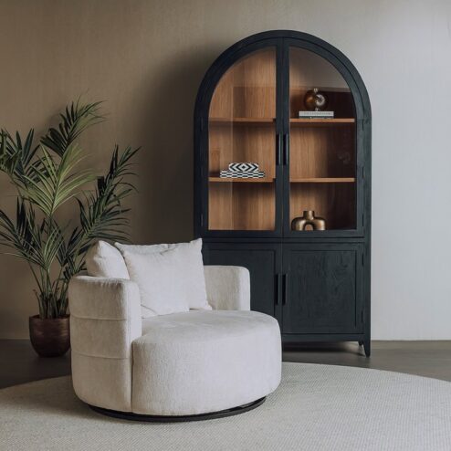 Bolza Fauteuil ivory stof